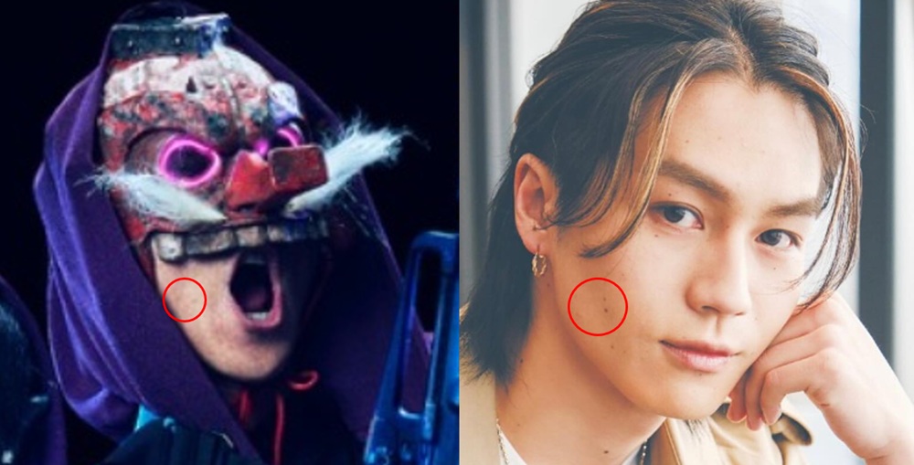 放送局占拠天狗と松田元太の比較画像
