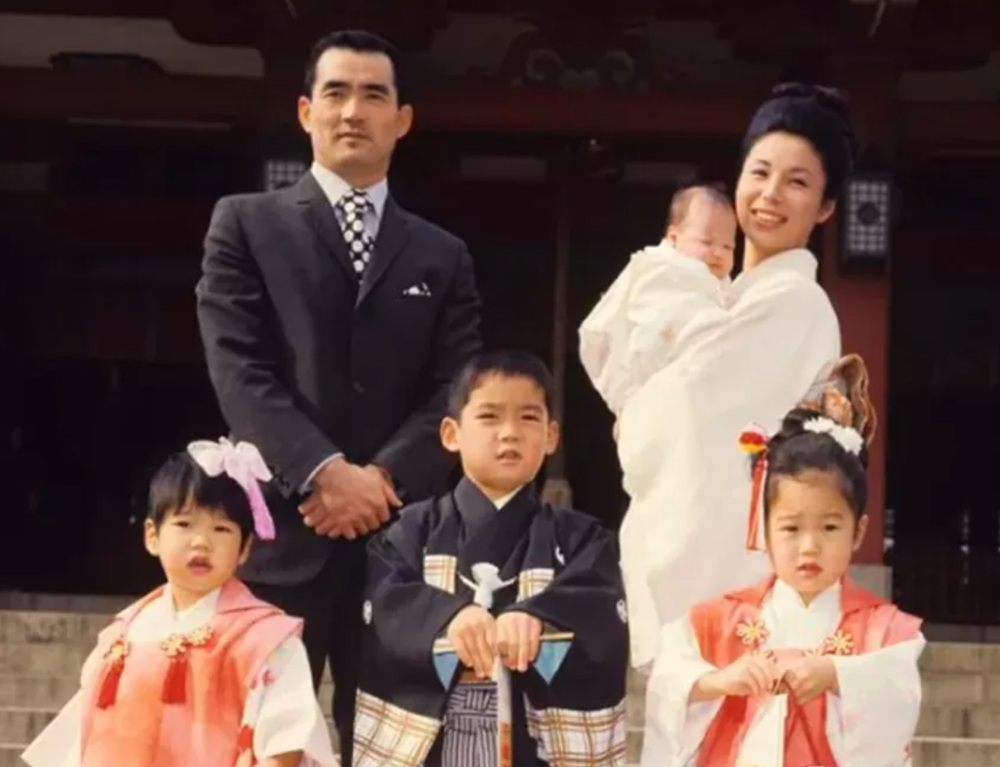長嶋茂雄の家族写真