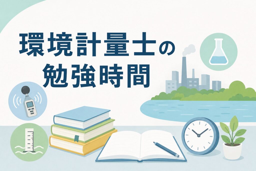 環境計量士の勉強時間