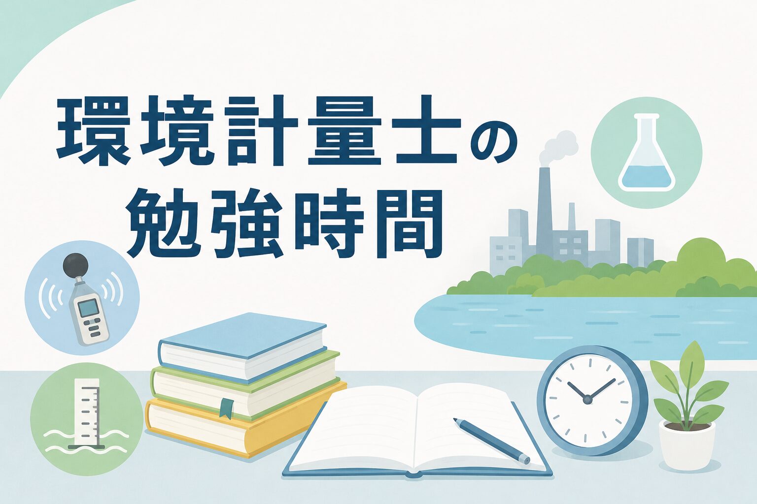 環境計量士の勉強時間